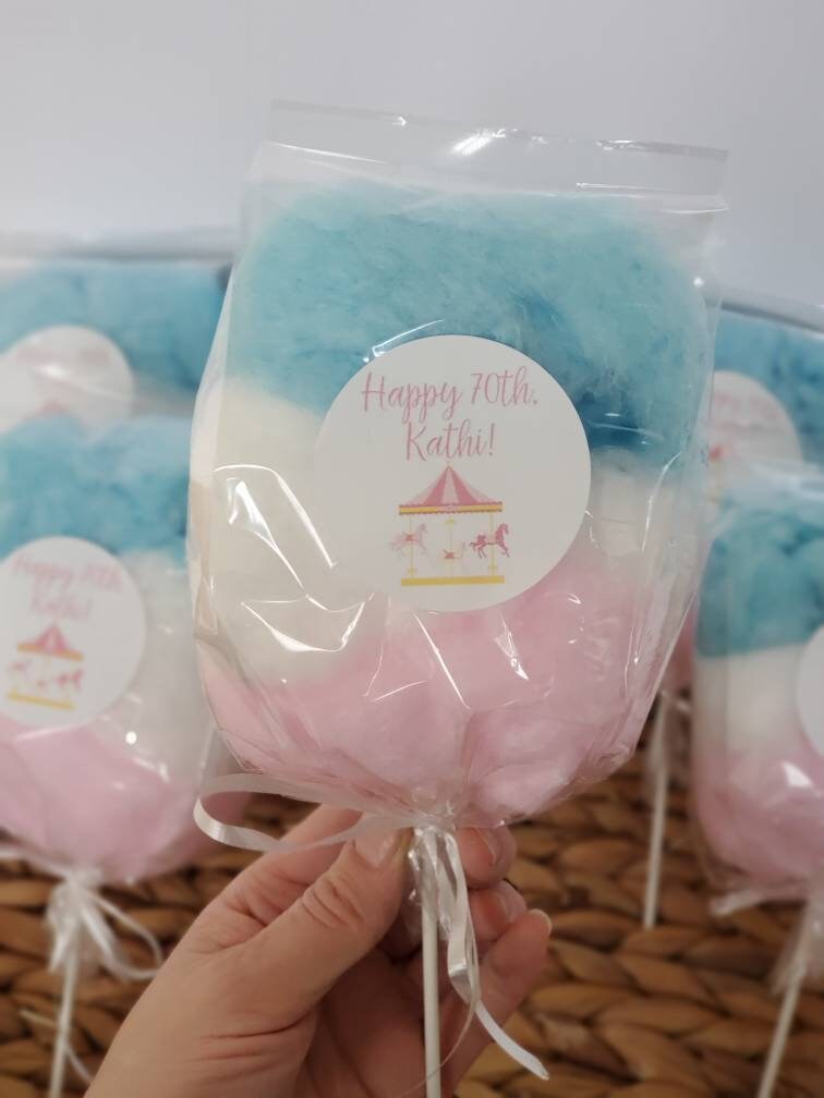 Cotton Candy on a Stick Birthday Party Favor (3 Flavors per bag) NEW!