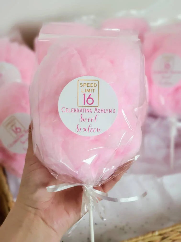 Sweet 16 Birthday Cotton Candy On a Stick NEW!