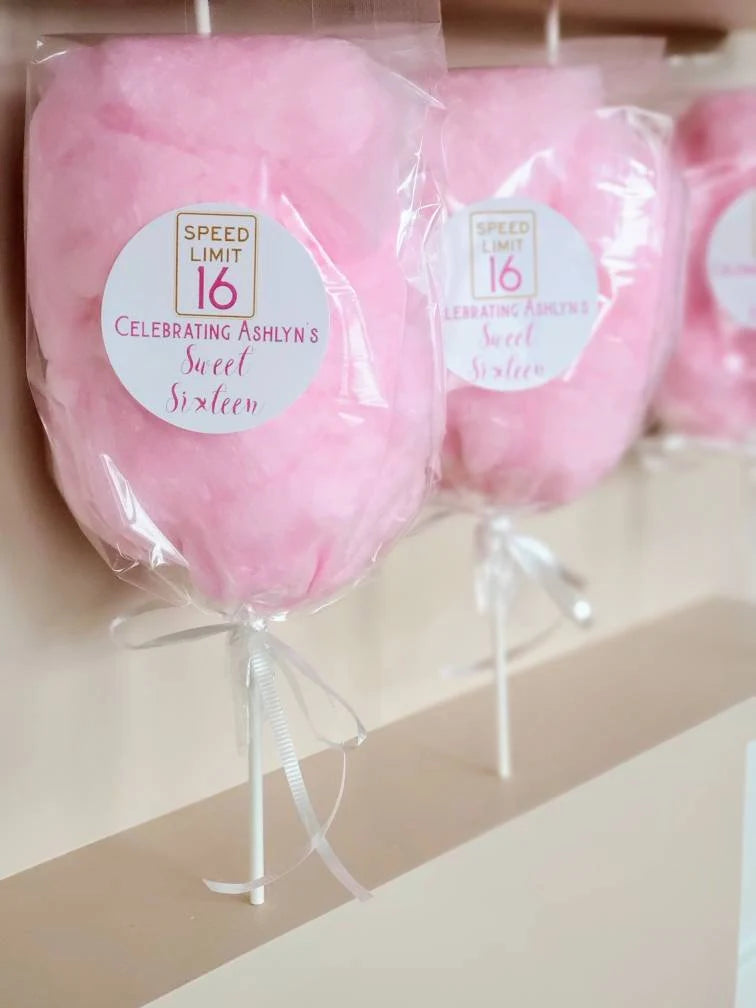 Sweet 16 Birthday Cotton Candy On a Stick NEW!