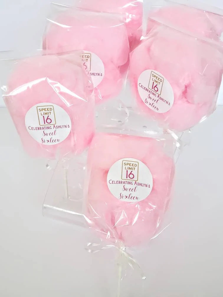 Sweet 16 Birthday Cotton Candy On a Stick NEW!