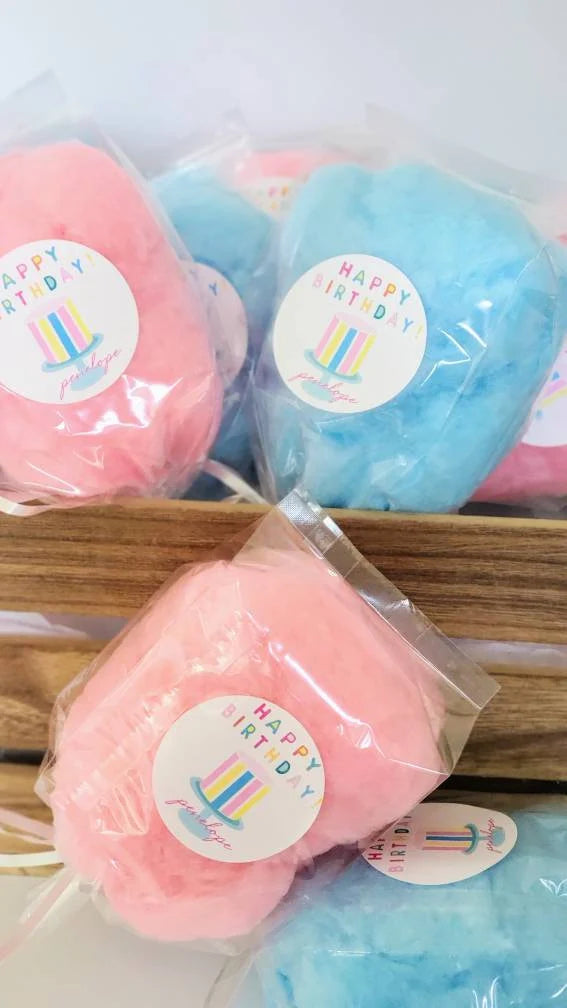 Happy Birthday Cotton Candy On a Stick NEW!