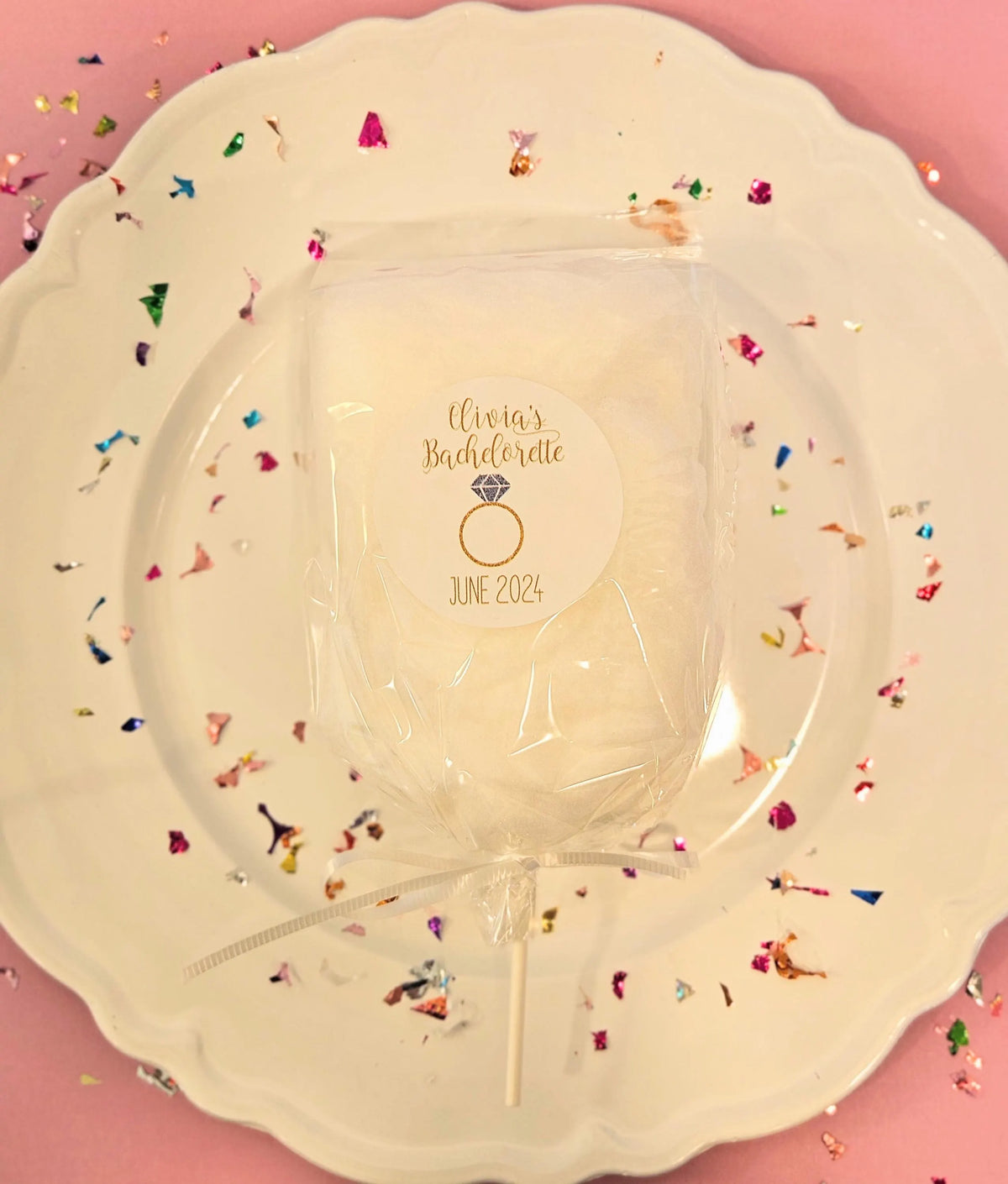 Bachelorette Party Cotton Candy On a Stick NEW!