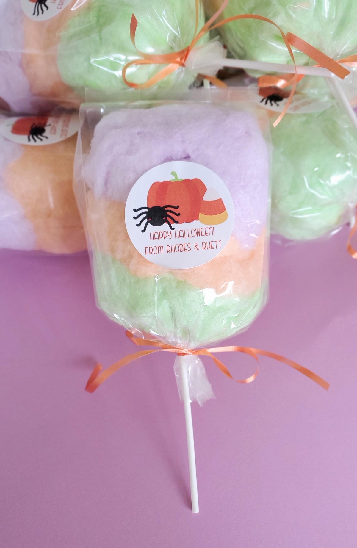 Halloween Party Cotton Candy on a stick (3 Flavor per bag) NEW!