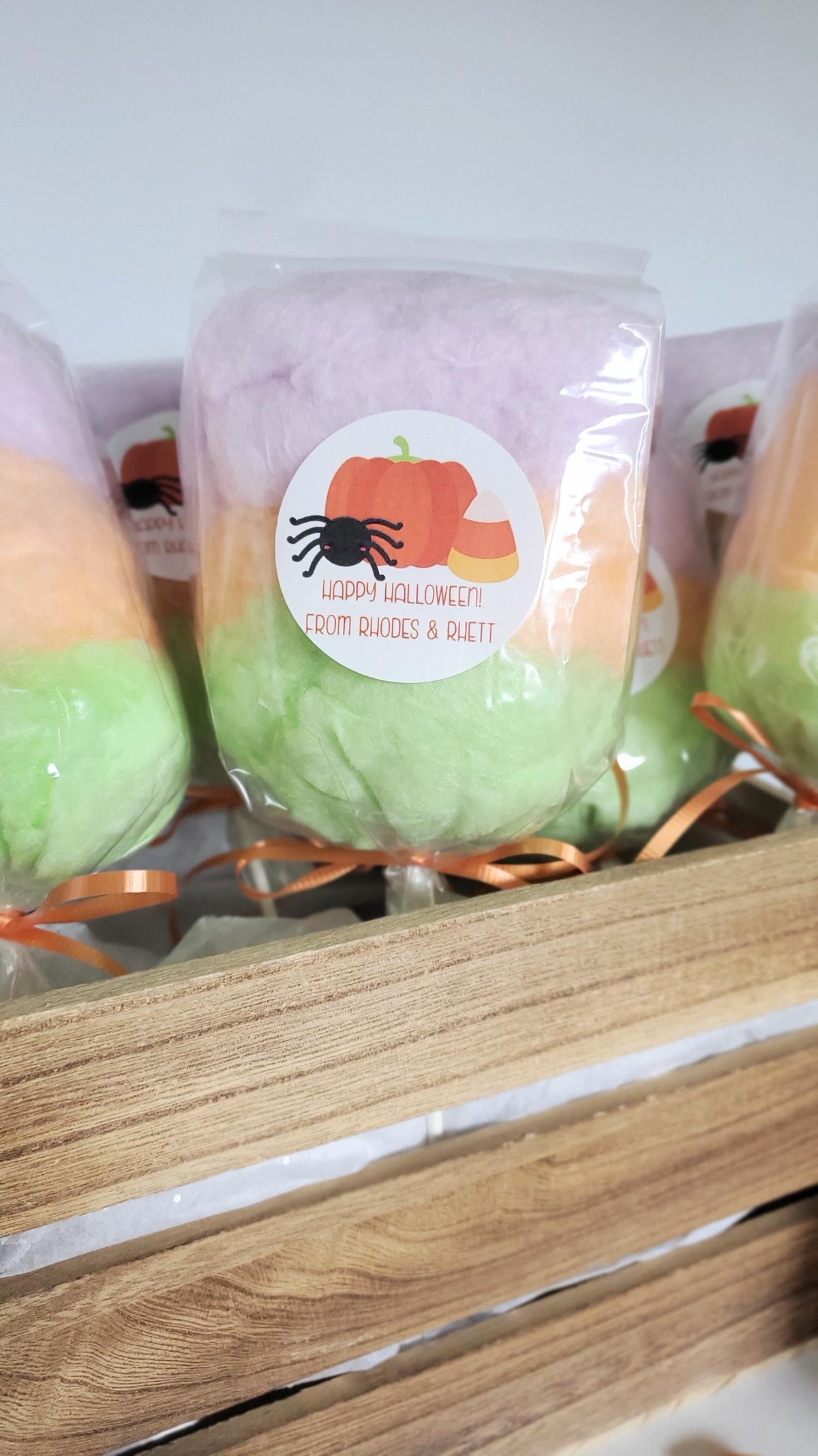 Halloween Party Cotton Candy on a stick (3 Flavor per bag) NEW!