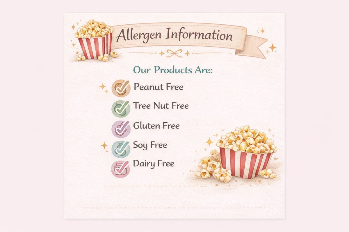 Popcorn Party Favors – Flat Bottom Bags, Salty Popcorn Treats, Baby Shower, Birthday & Event Favor Bags