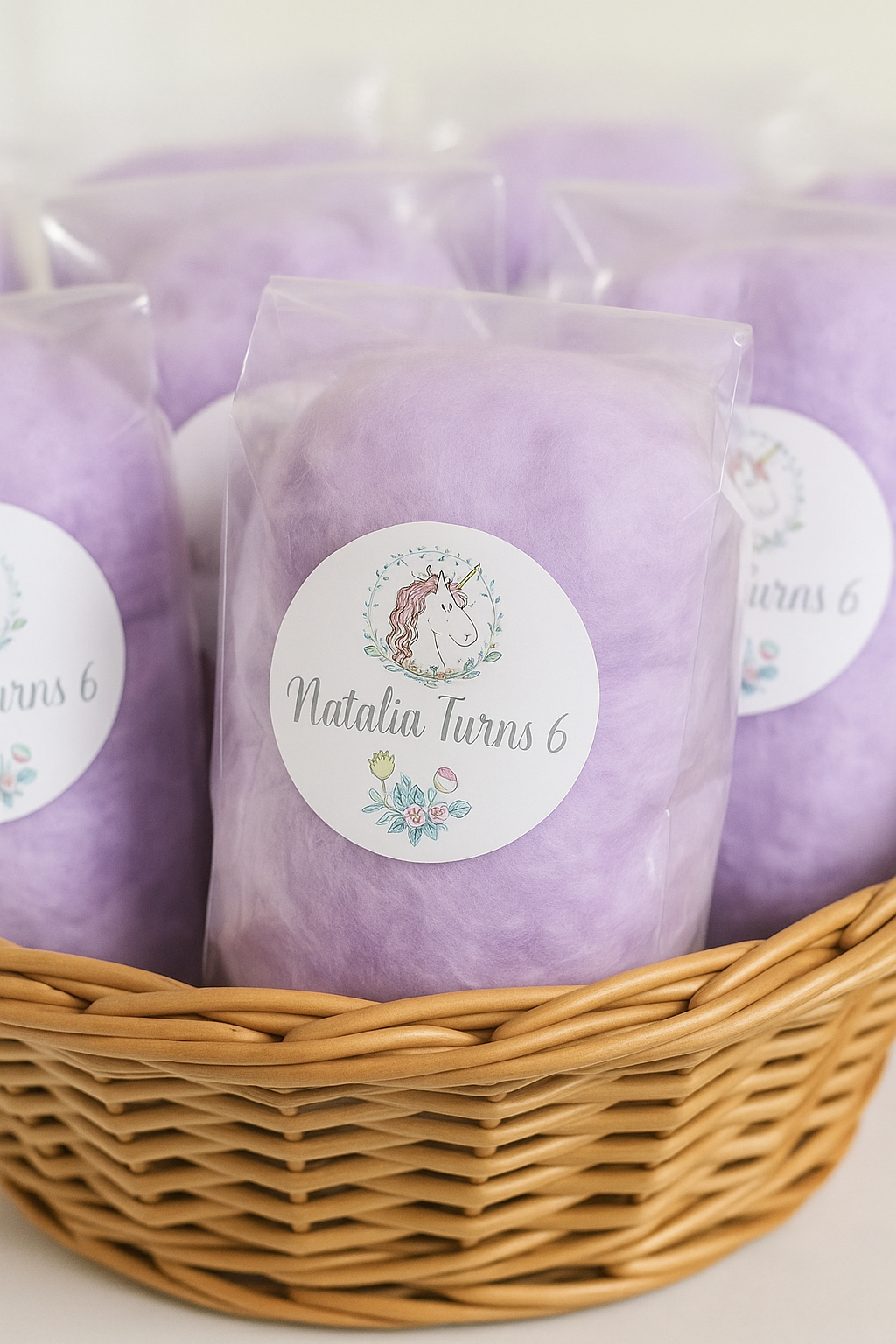 Unicorn Cotton Candy Flat bottom bags Party Favor (1 Flavors per bag) NEW!