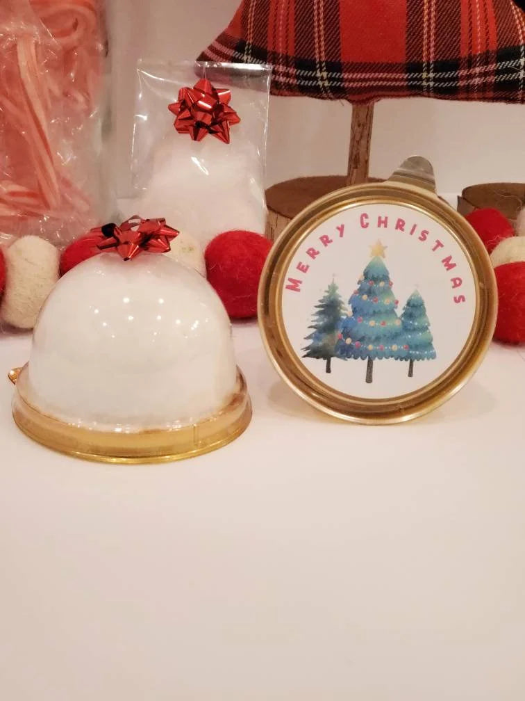 Christmas Cotton Candy Glitter Bomb – Add Magic to Every Sip!