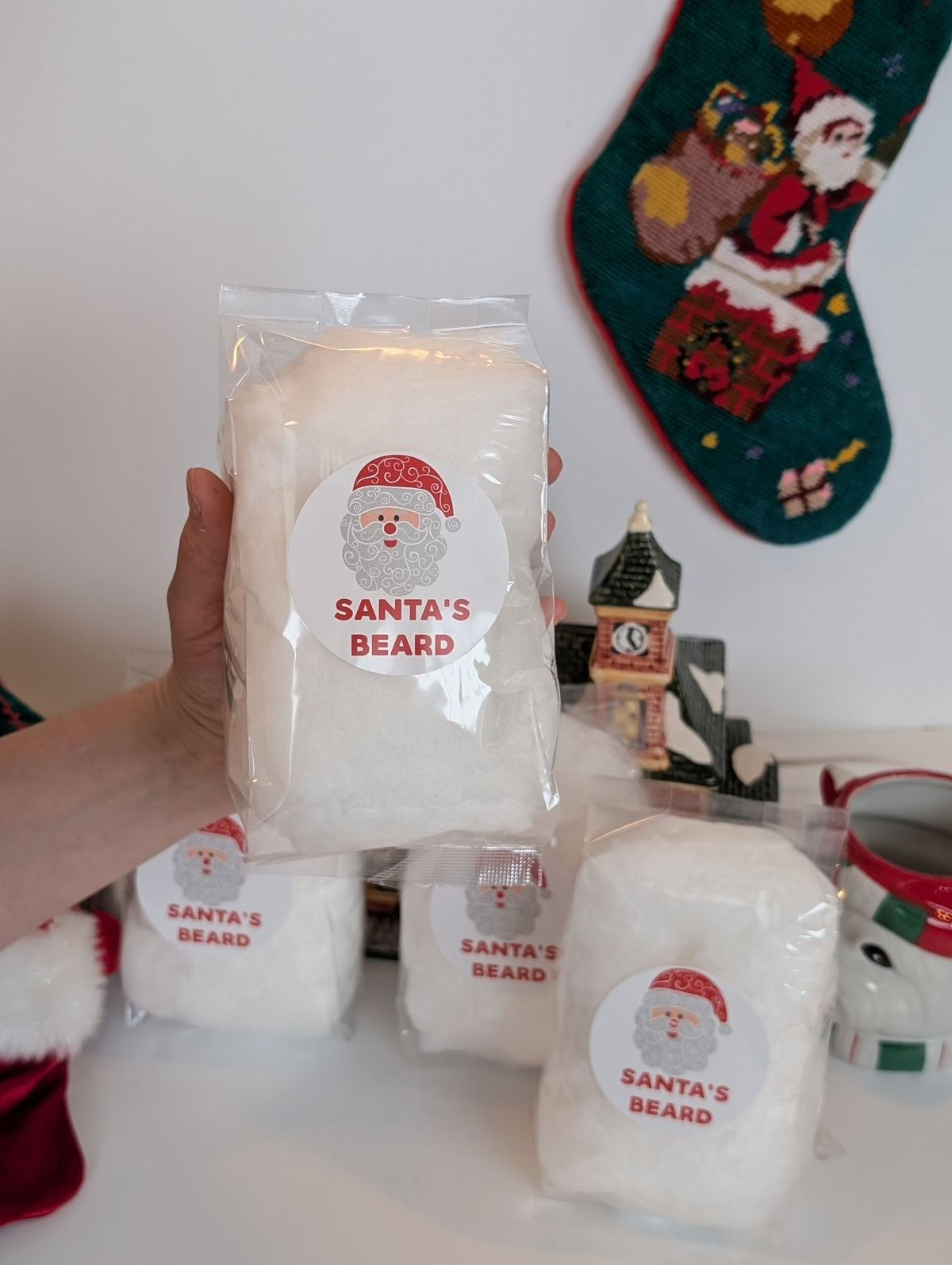 🎄 Christmas Cotton Candy Bag – Sweet Holiday Magic in Every Fluff! ❄️ 1 flavor per bag