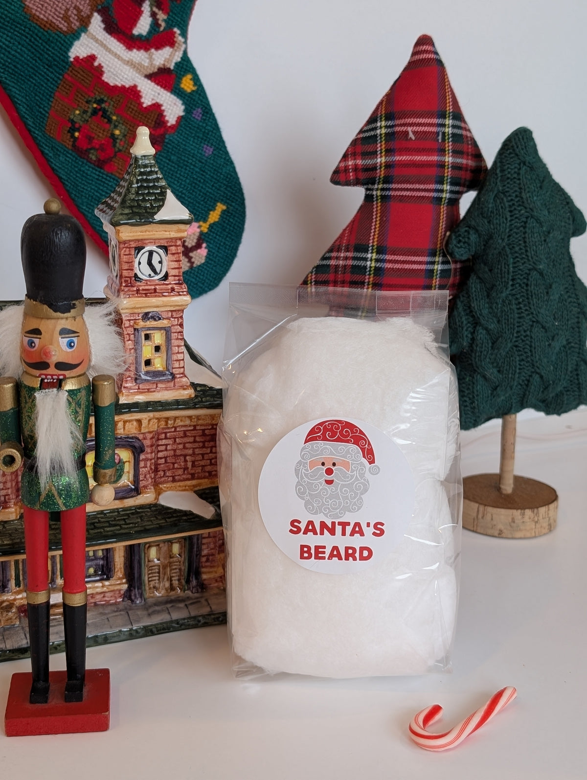 🎄 Christmas Cotton Candy Bag – Sweet Holiday Magic in Every Fluff! ❄️ 1 flavor per bag