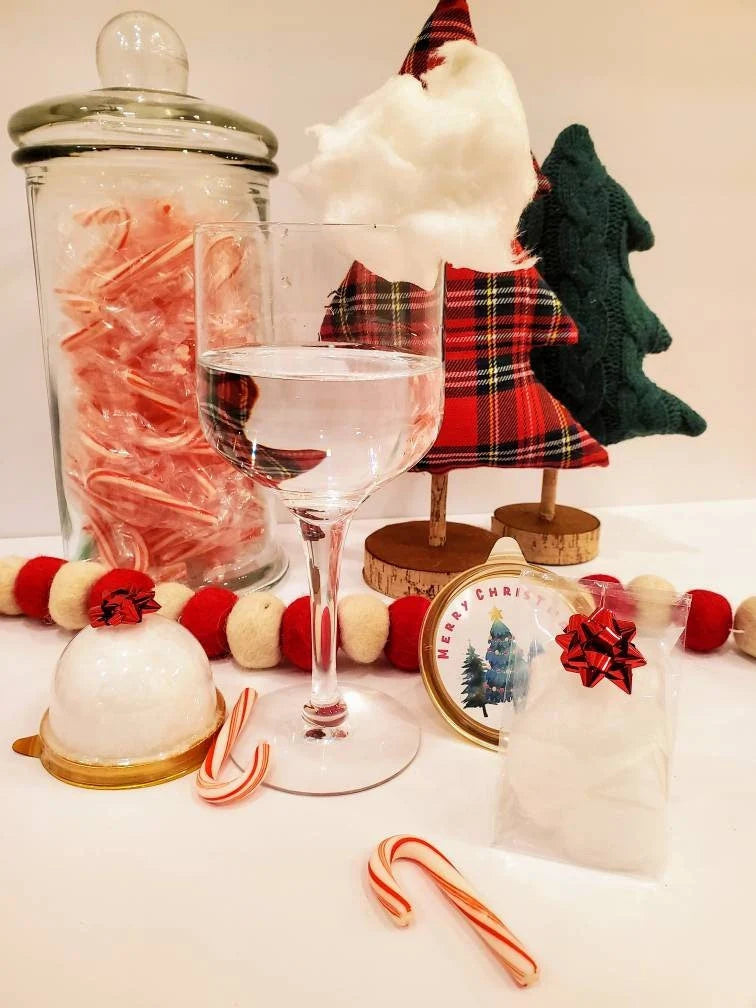 Christmas Cotton Candy Glitter Bomb – Add Magic to Every Sip!